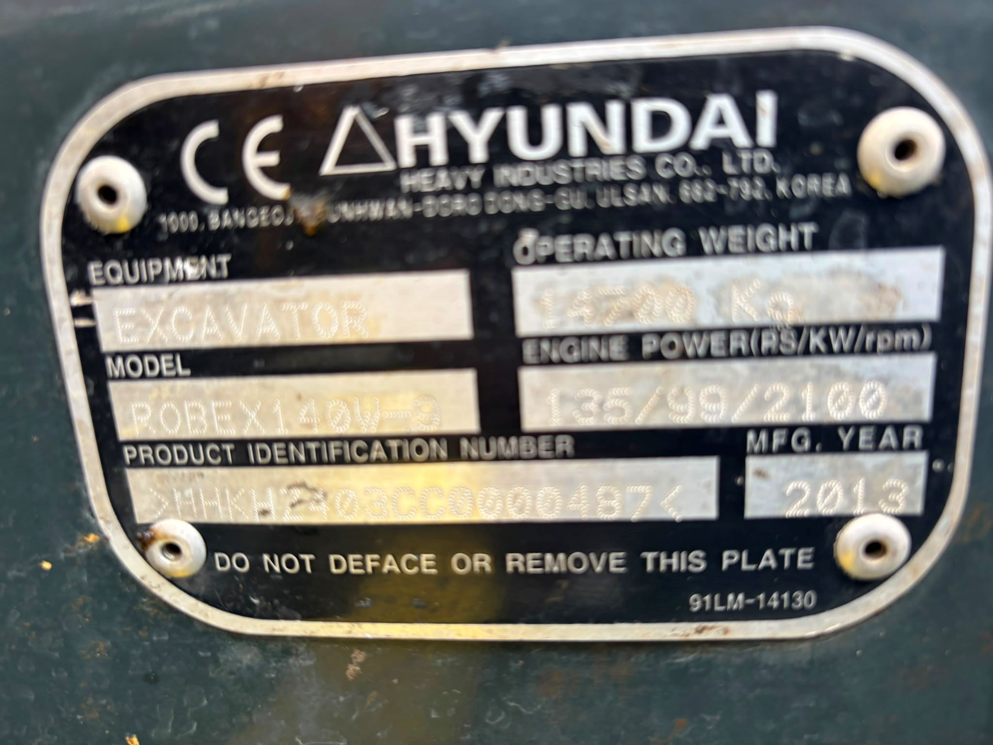 Hyundai 140W-9 KISKOKONE 2013 Lempäälä