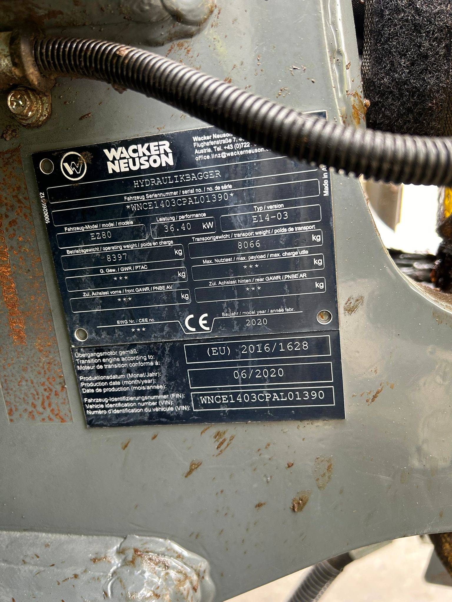 Wacker Neuson EZ80 2020 Lempäälä