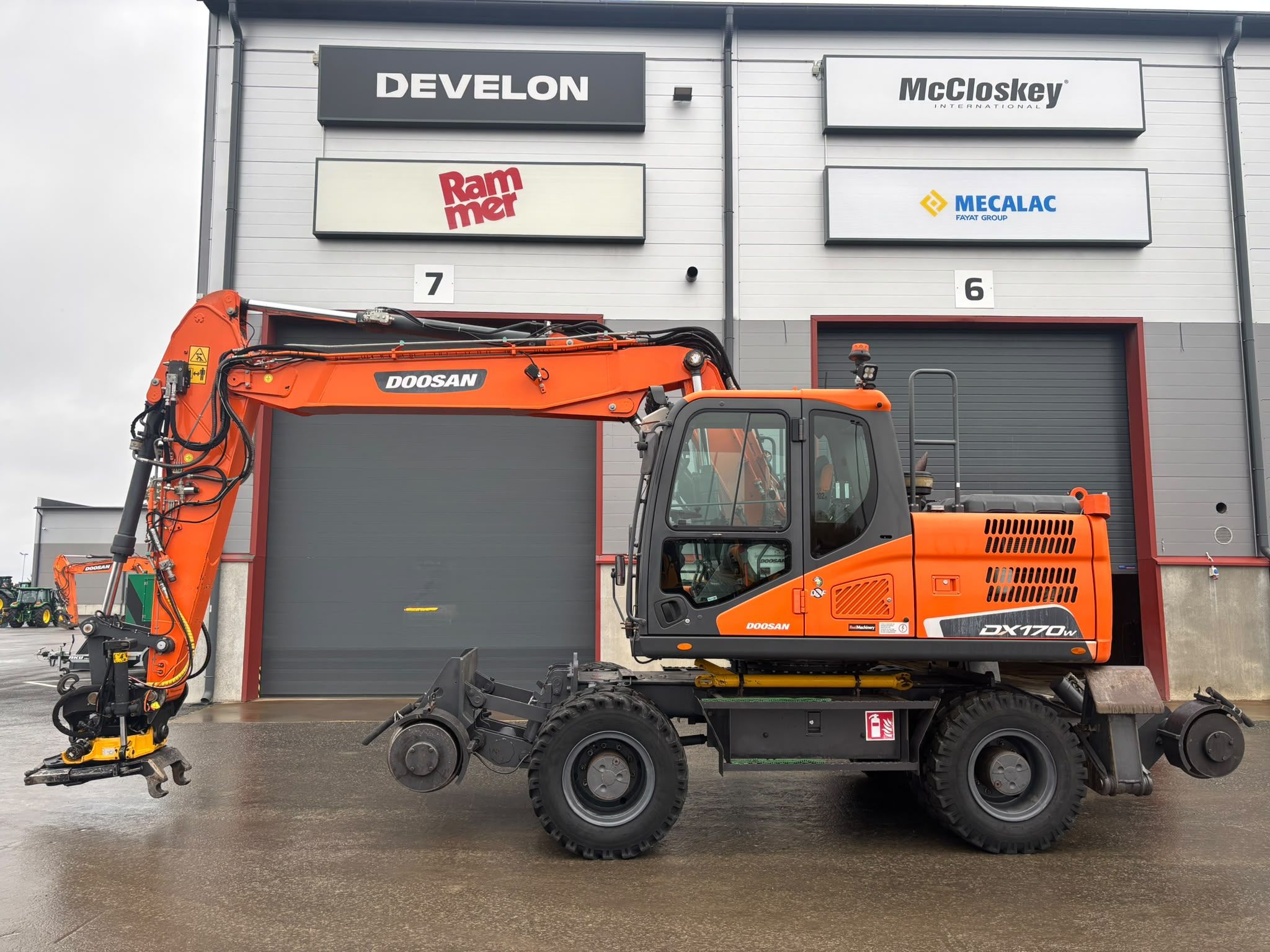 Doosan DX170W-5 artic KISKOKONE 2018