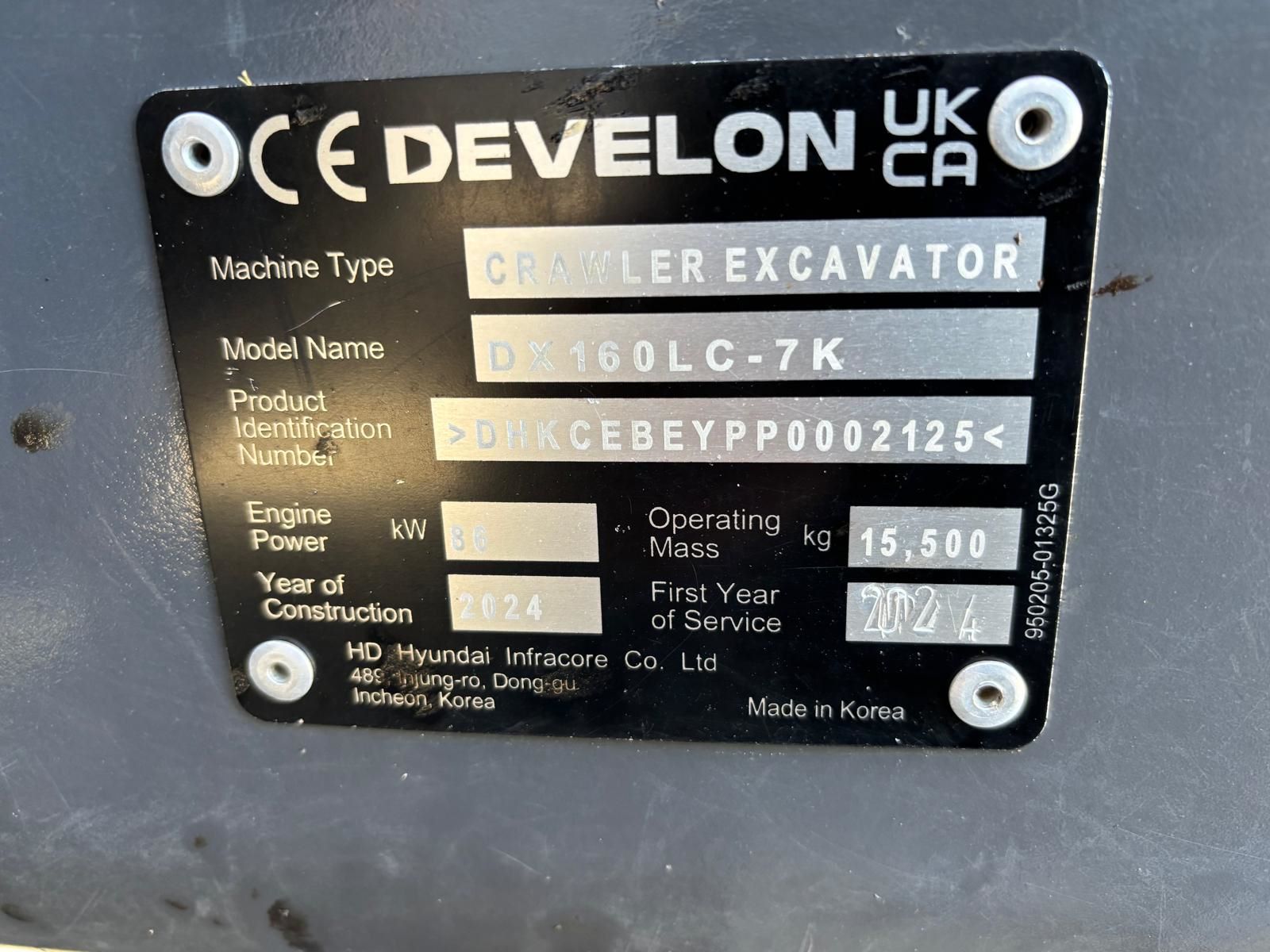 Develon DX160HT-7 2024 Lempäälä