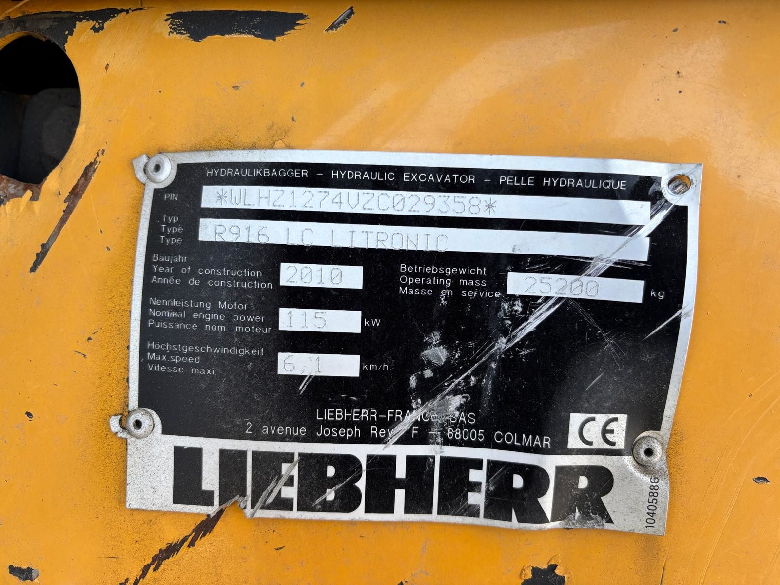 Liebherr R916 2010 Lempäälä