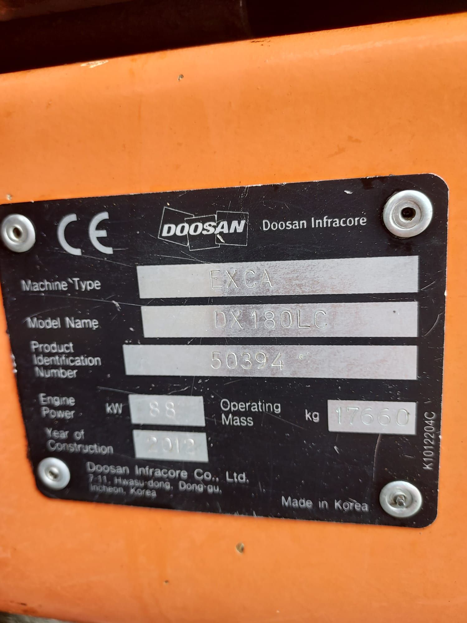 Doosan DX180LC 2012 Kuopio