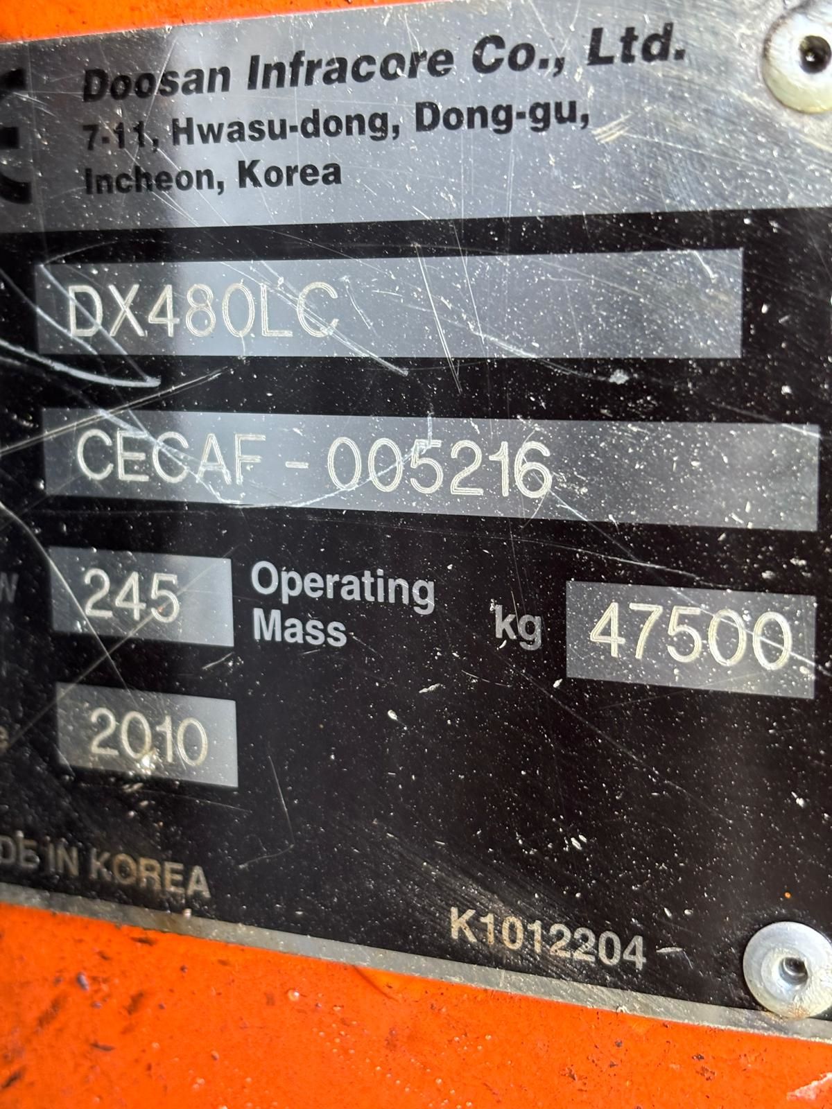 Doosan DX480LC 2010 Lempäälä