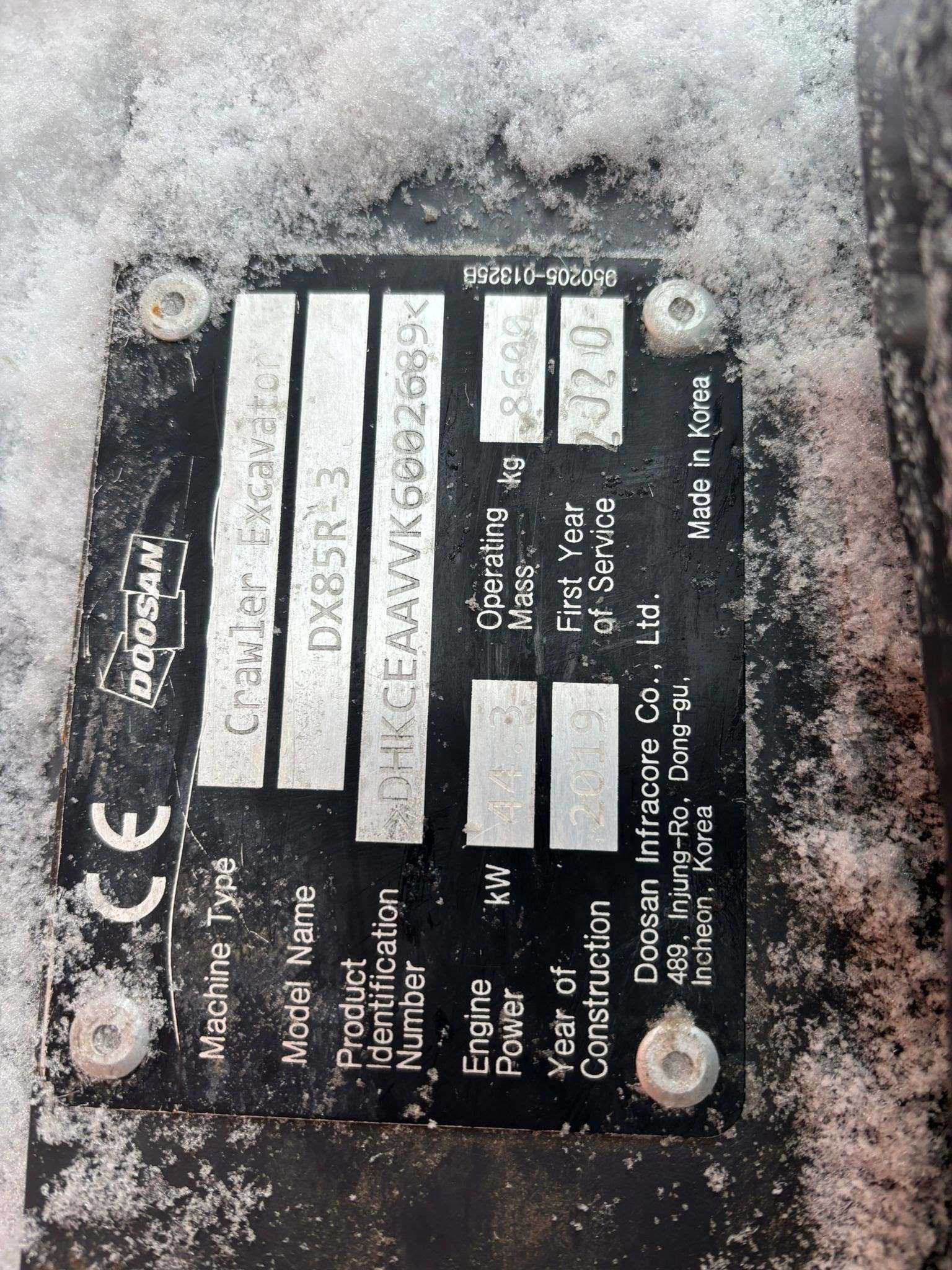 Doosan DX85 2019 Lempäälä