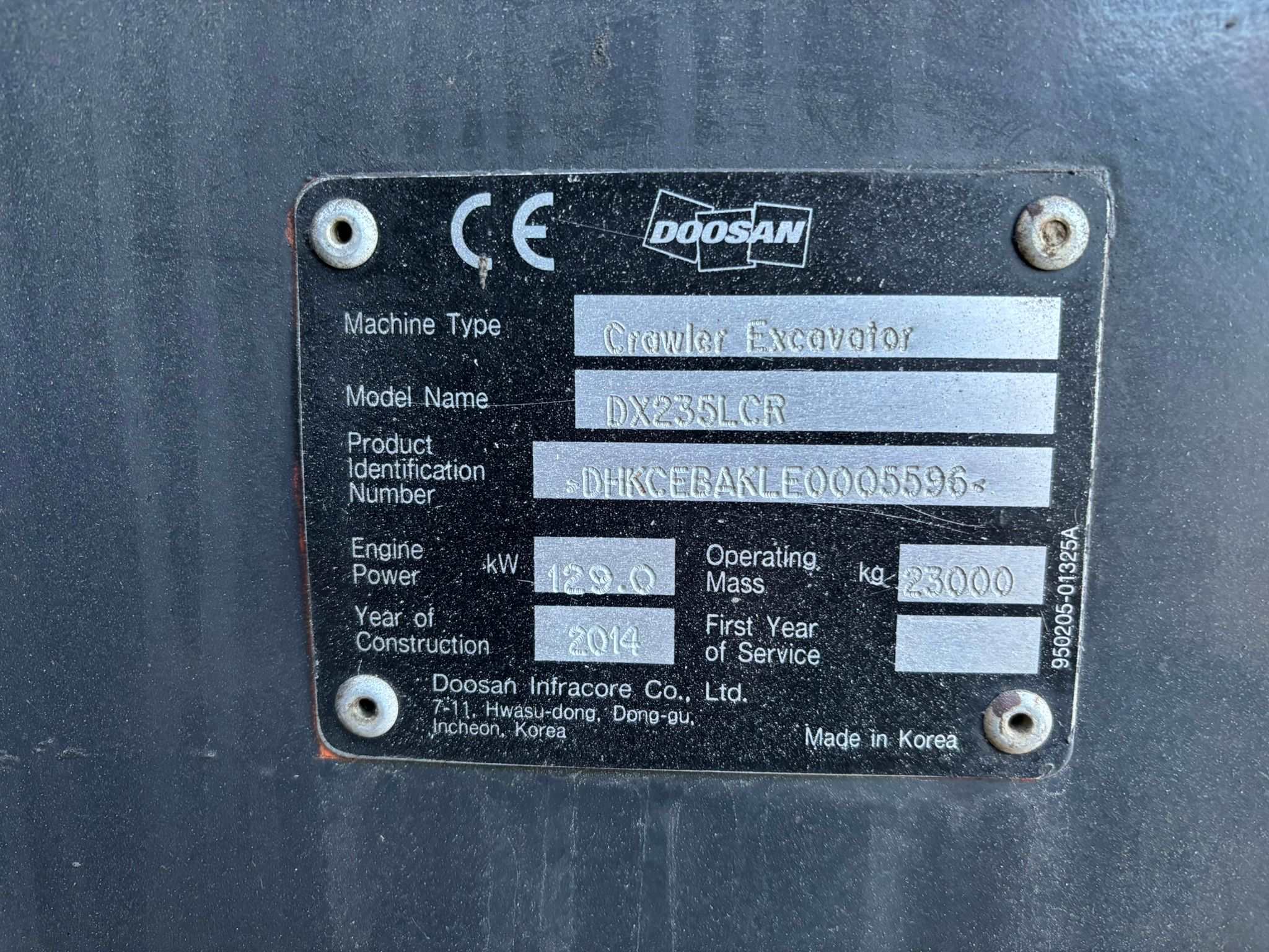 Doosan DX235LCR 2014 Lempäälä