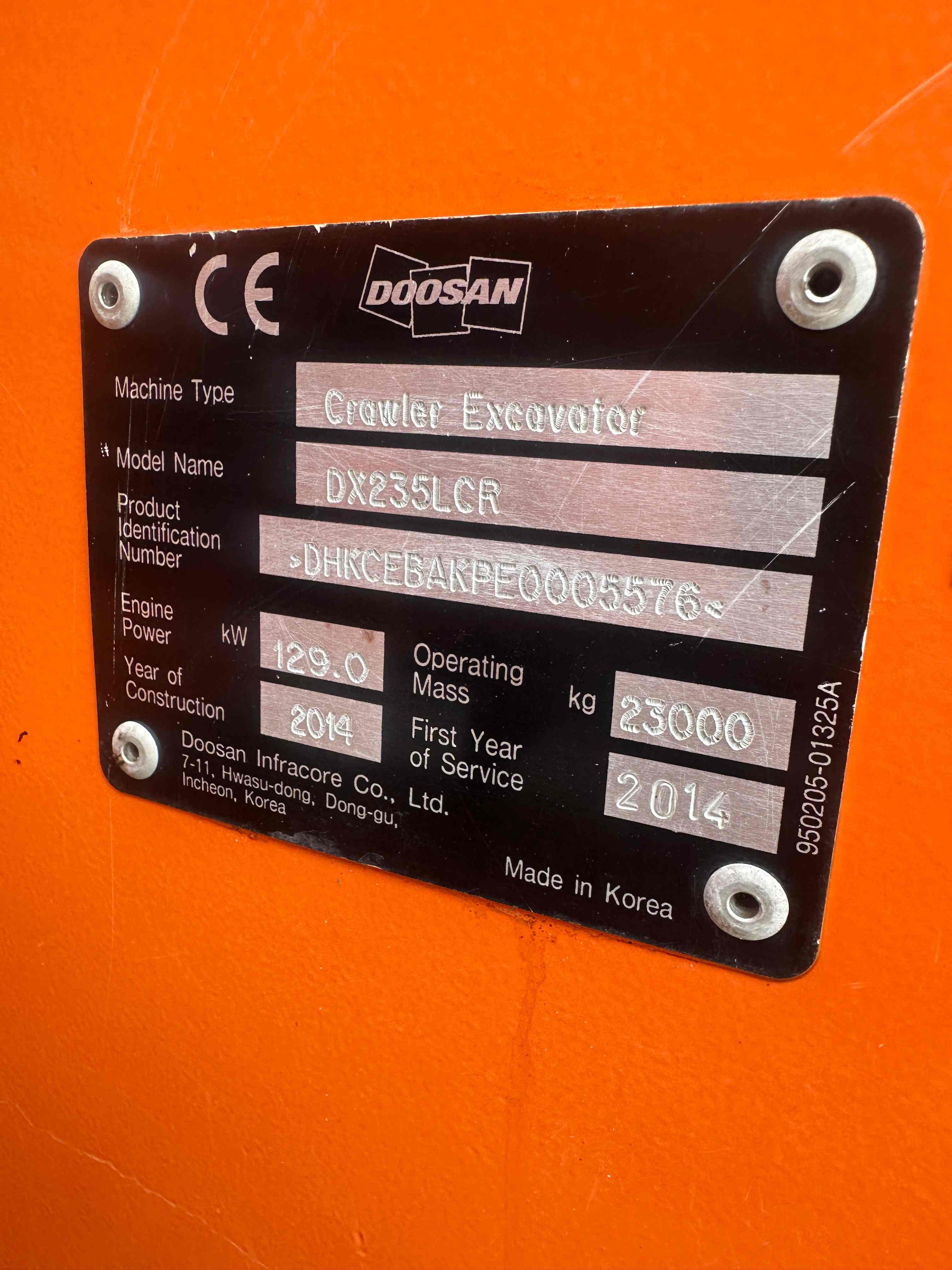 Doosan DX235LCR 2014 Oulu