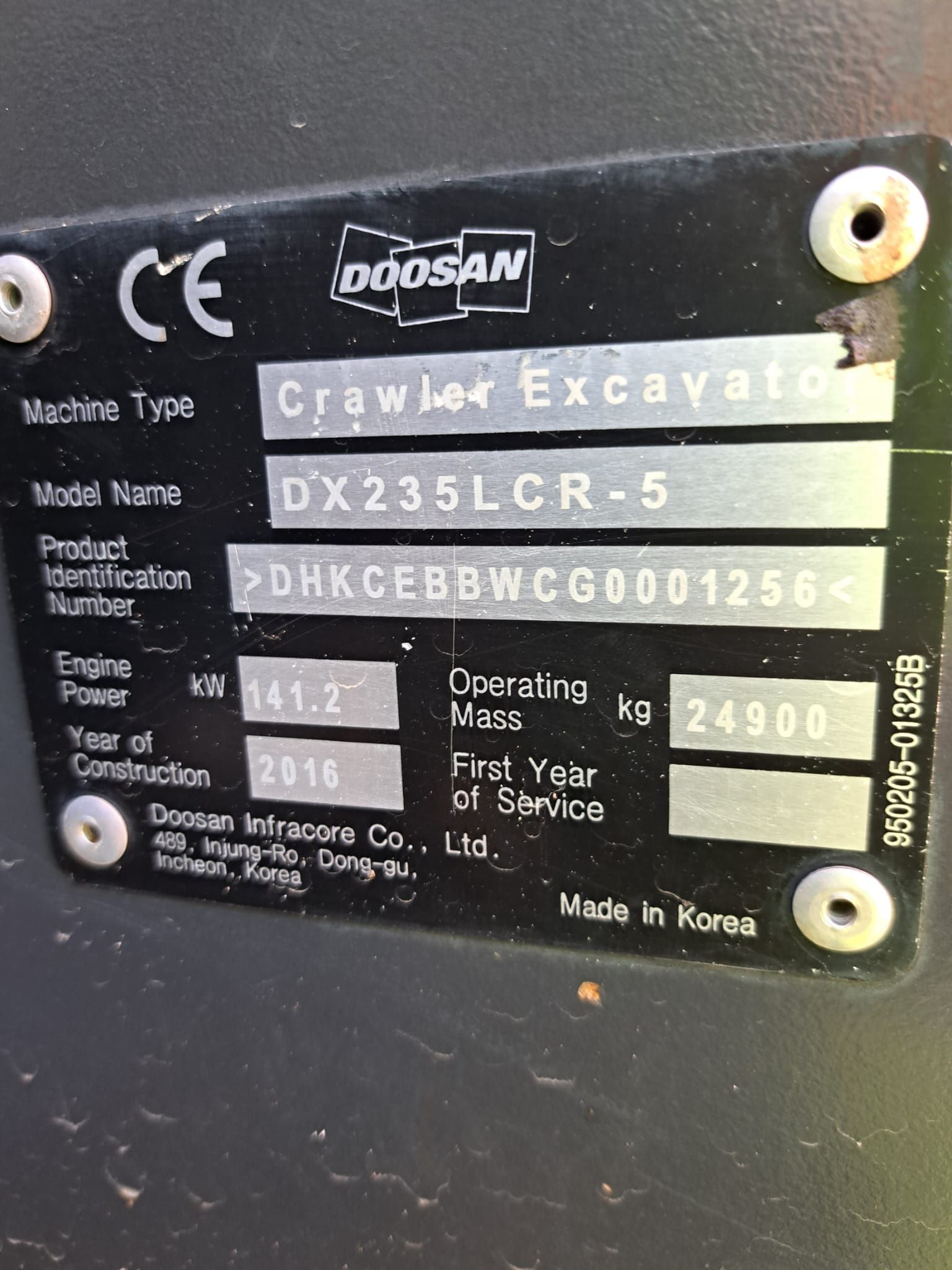 Doosan DX235LCR-5 2016 Vantaa