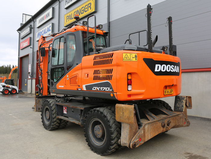 Doosan DX170W-5 2016 Turku