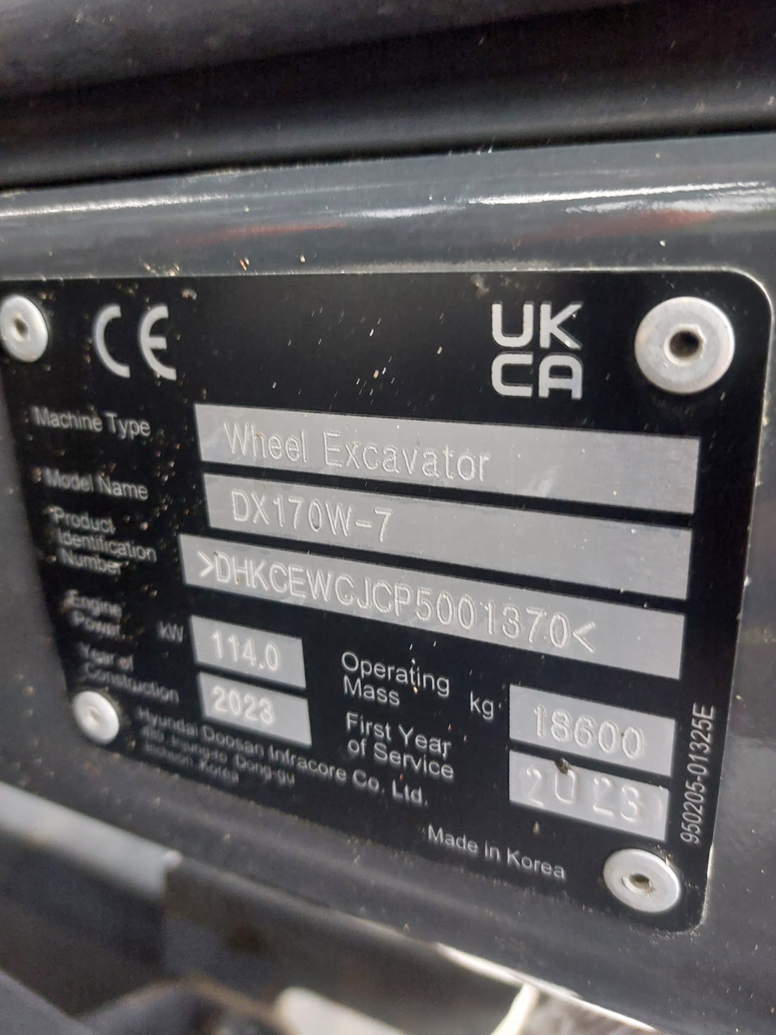 Develon DX170W-7 Artic 2023 Kuopio