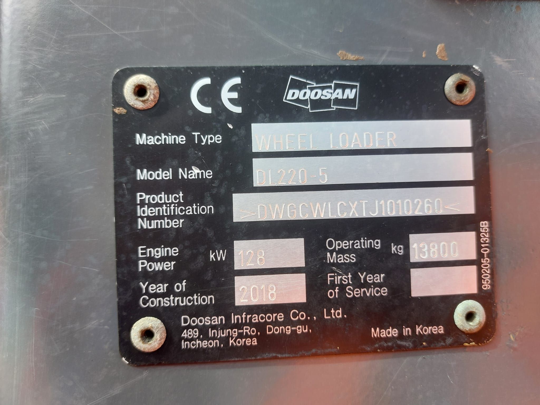 Doosan DL220-5 2018 Kuopio