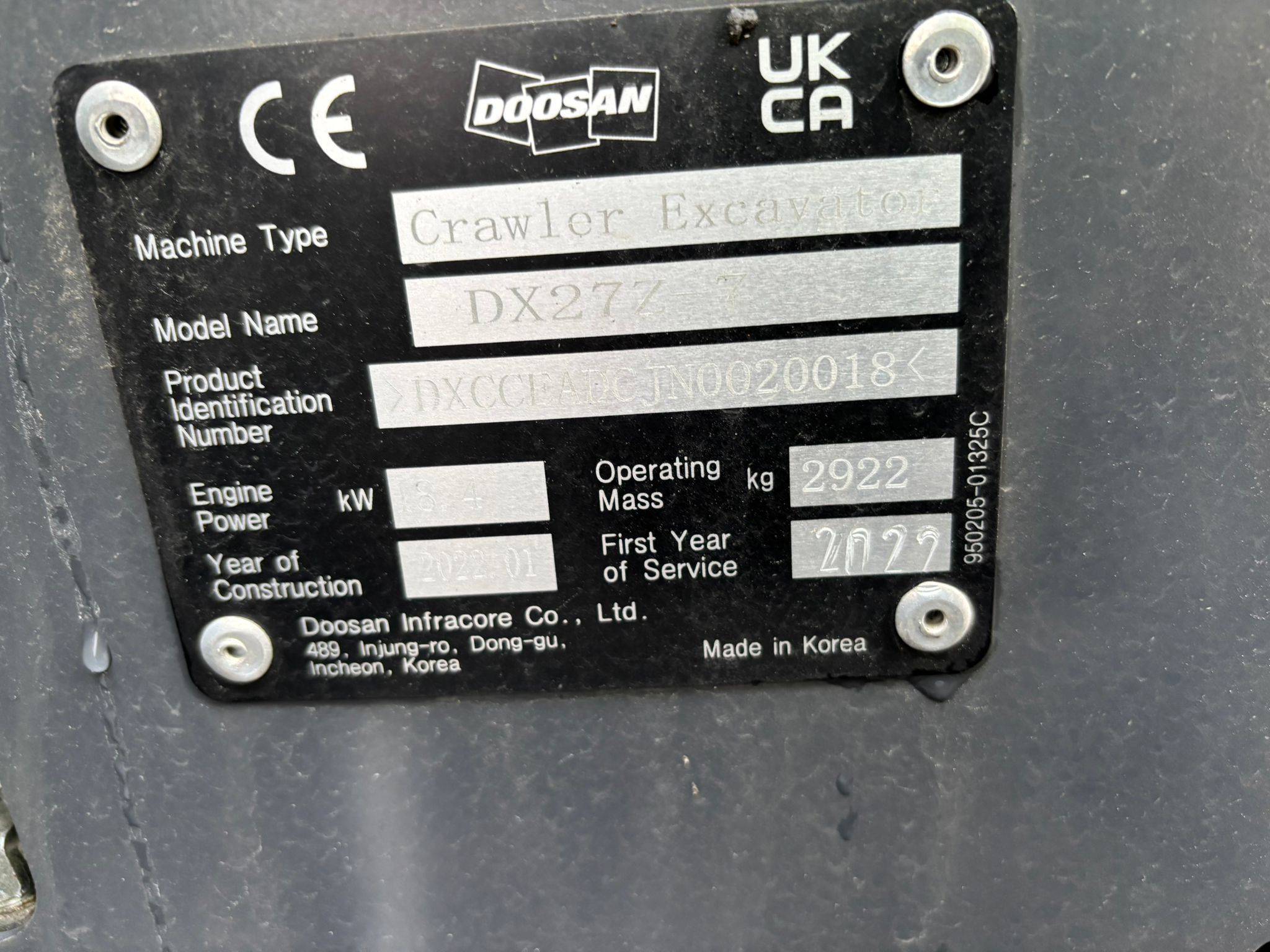 Doosan DX27Z-7 2022 Lempäälä