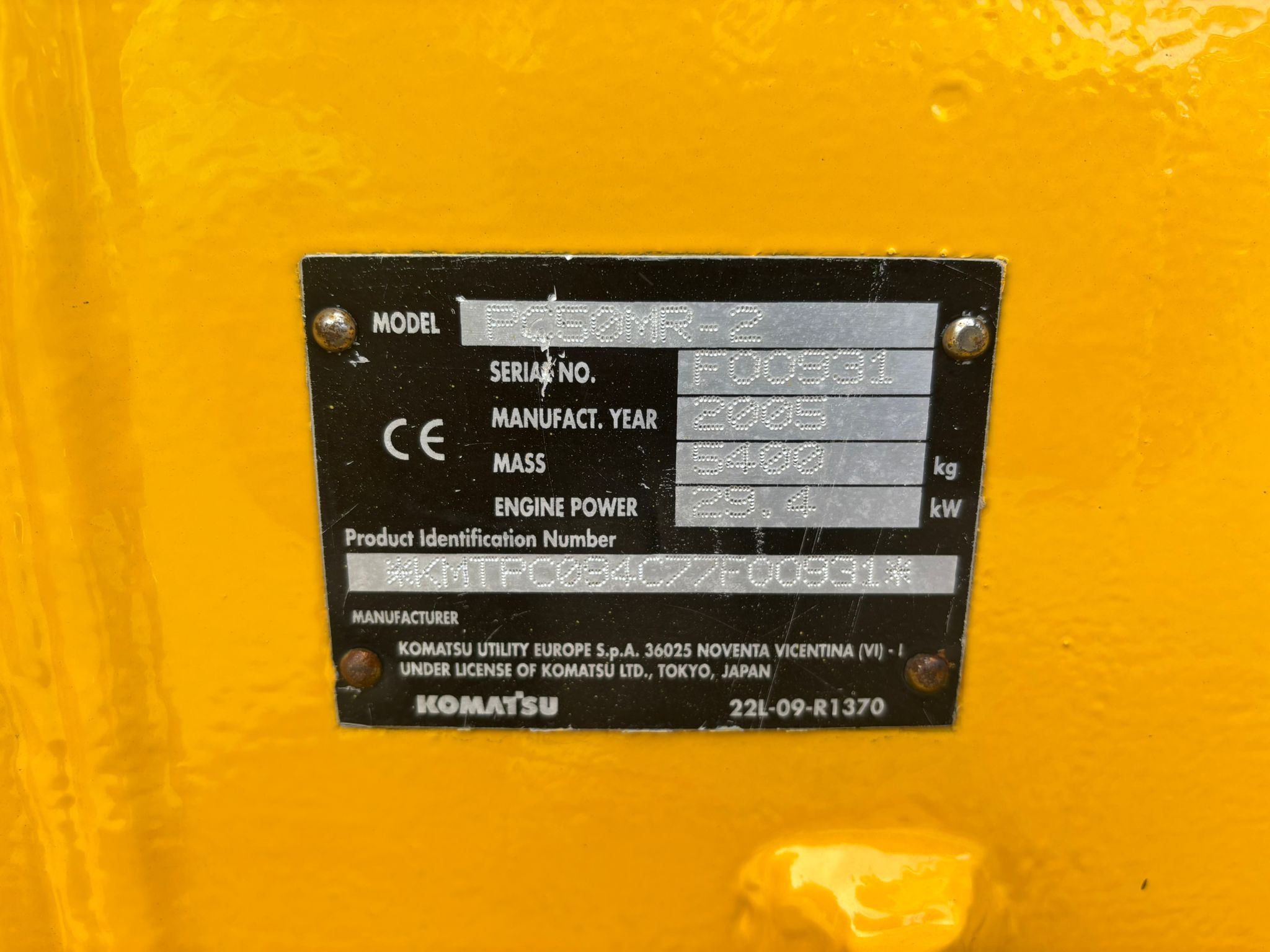 Komatsu PC50MR-2 2005