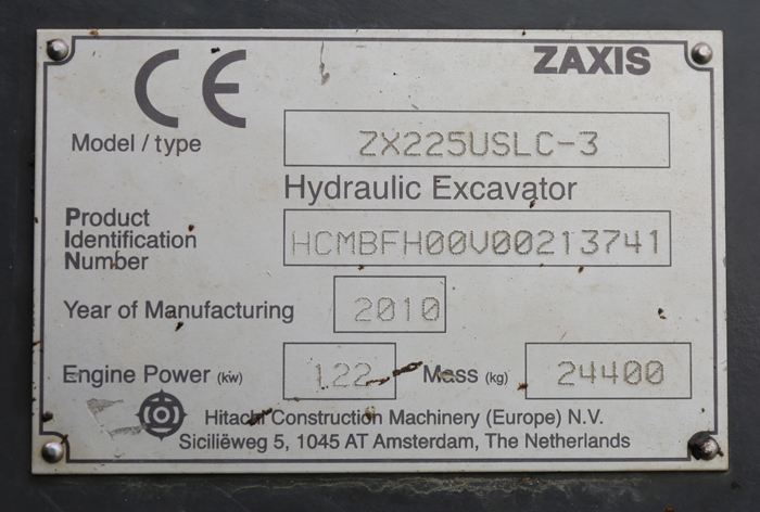 Hitachi ZX225USLC-3 2010 Lempäälä