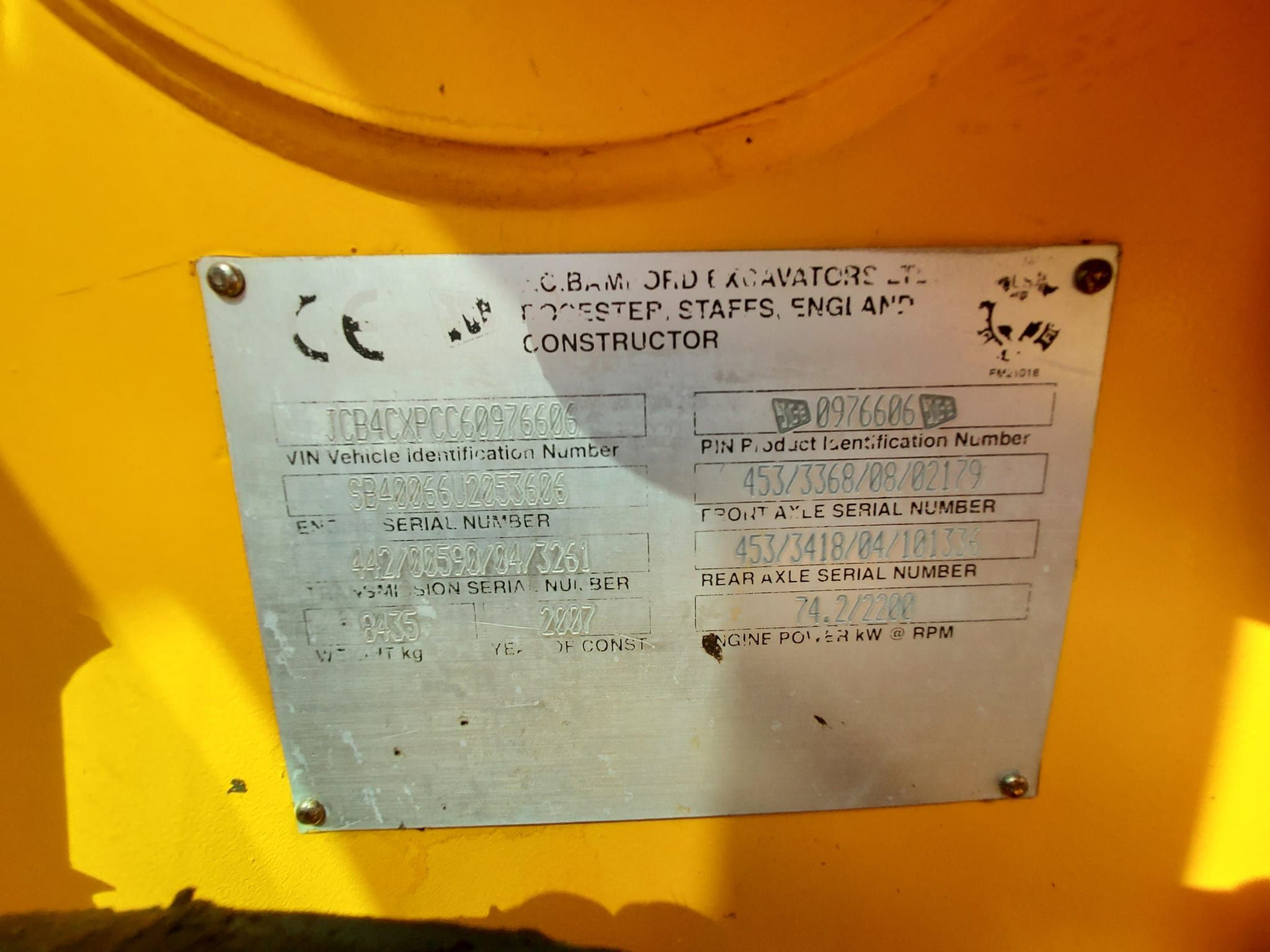 JCB 4 CX 2007 Kuopio