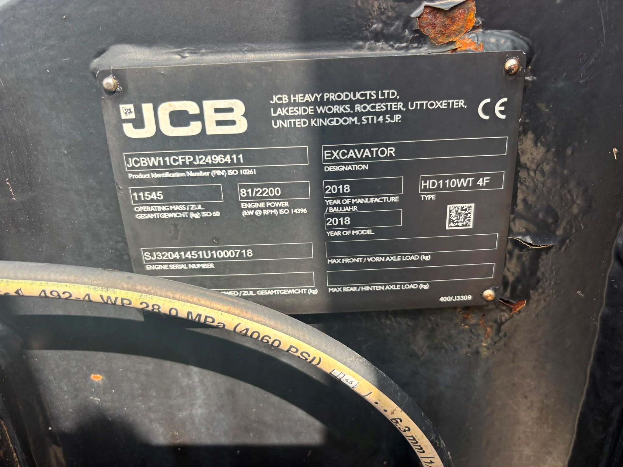 JCB 110 Hydradig 2018 Lempäälä