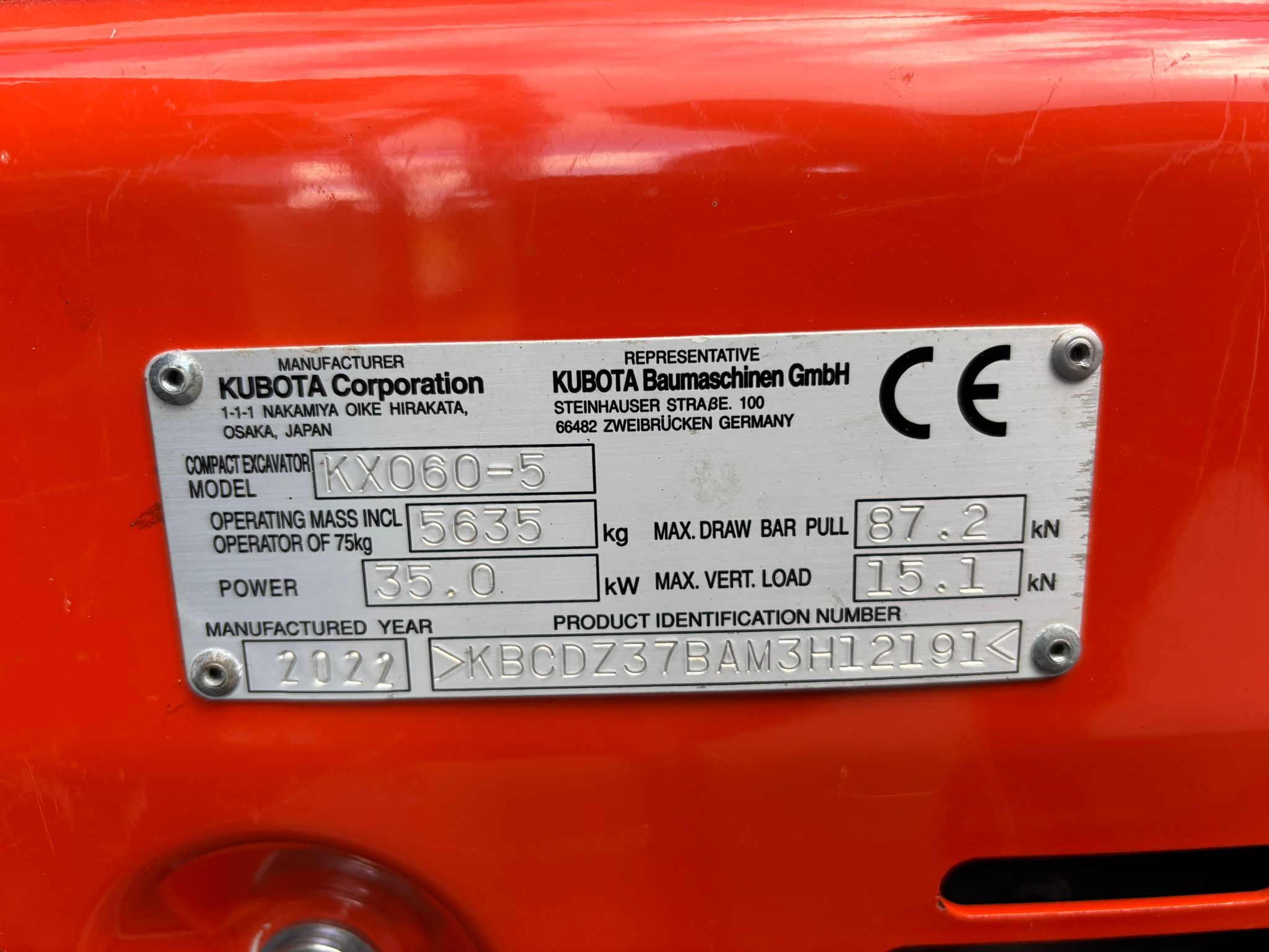 Kubota KX060-5 2022 Lempäälä