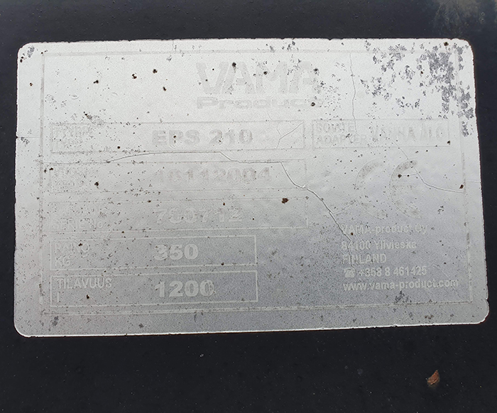 Muu valmistaja SIIPILUMIKAUHA ISMEL-KIINNIKE 2100MM Lempäälä