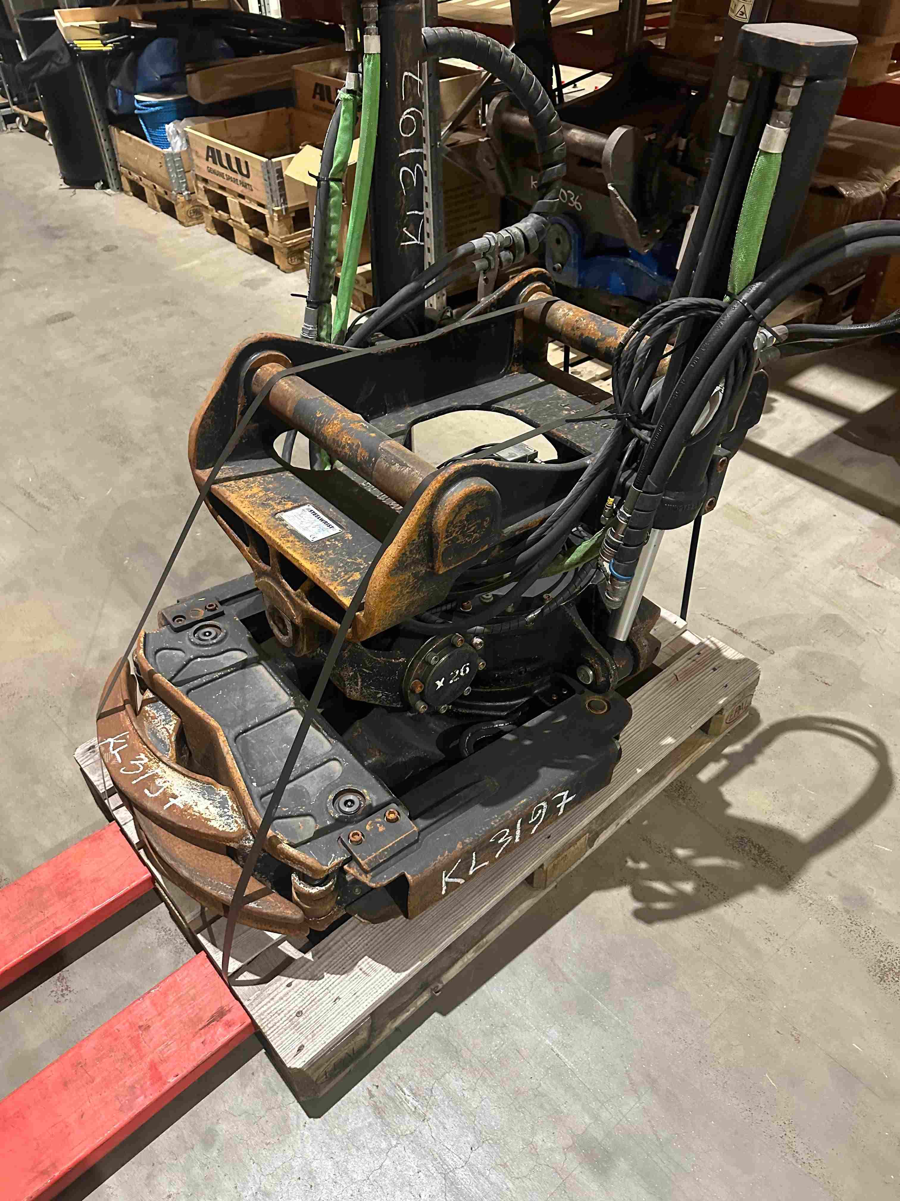 Steelwrist AB  X26-S70-S70-PIHDIT / Ei sähkösarjaa ja kahvoja