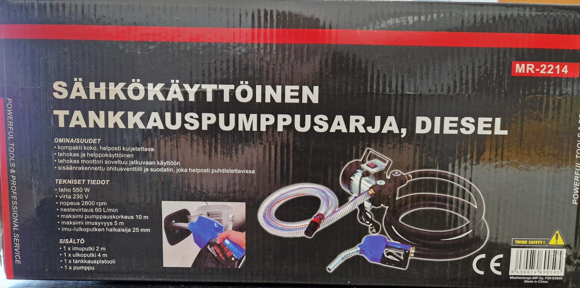 Muu valmistaja TANKKAUSPUMPPUSARJA 230V/550W Lempäälä
