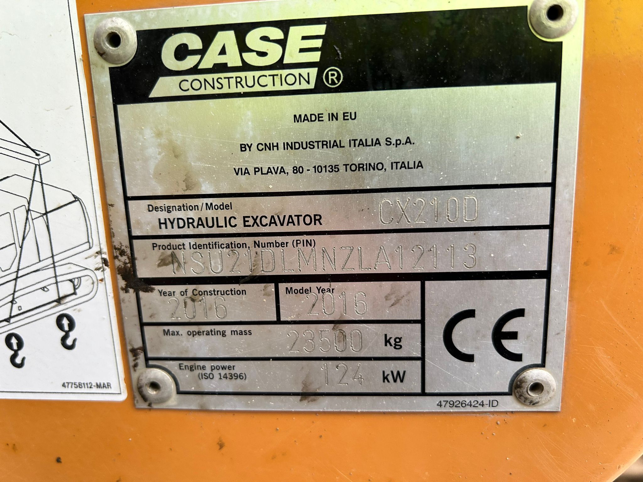 CASE CX210D 2016 Lempäälä