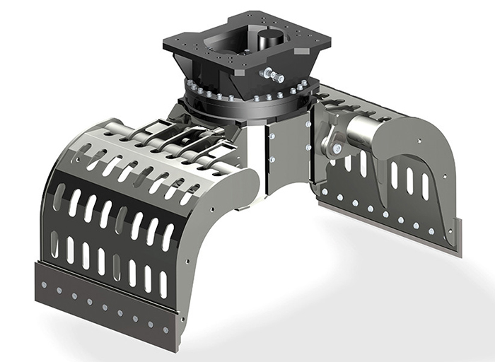 Kinshofer D20H-P-100 PURKU-/LAJITTELUKOURA PYÖRITTÄJÄLLÄ 450L 10000MM