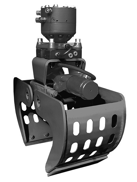 Kinshofer D02H PURKU-/LAJITTELUKOURA PYÖRITTÄJÄLLÄ 35L 300MM