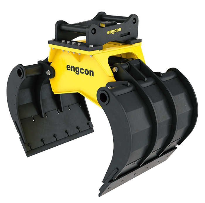 Engcon KIVI- JA LAJITTELUKOURA SG19 S60 EC-OIL / 12-19 TONNIA