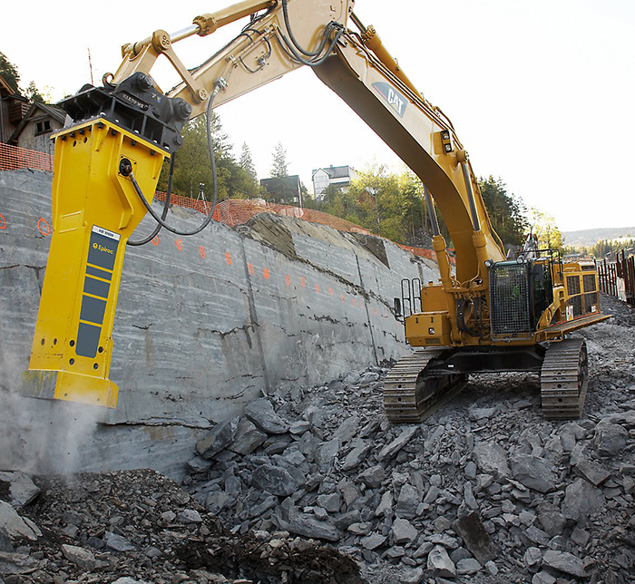 Epiroc HB 10000 DP ISKUVASARA, KONEEN KOKO 85-140 TONNIA