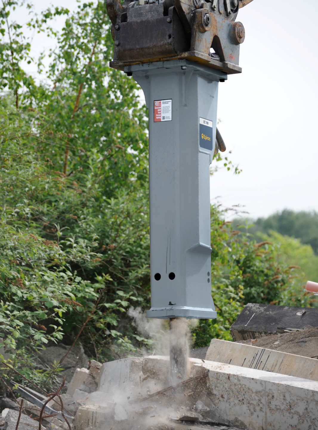 Epiroc EC 100 T ISKUVASARA, KONEEN KOKO 12-19 TONNIA