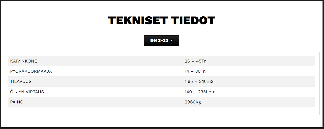 ALLU DH3-23 VD Lempäälä