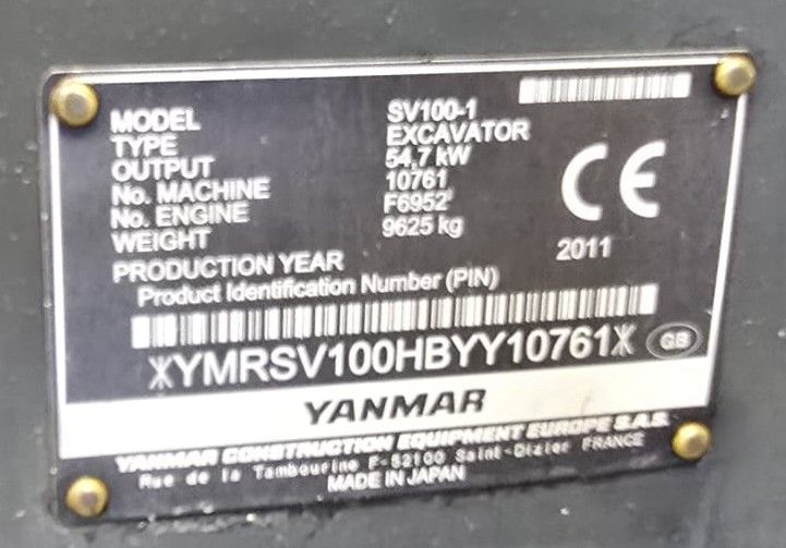 Yanmar SV100-1 2011 Vantaa