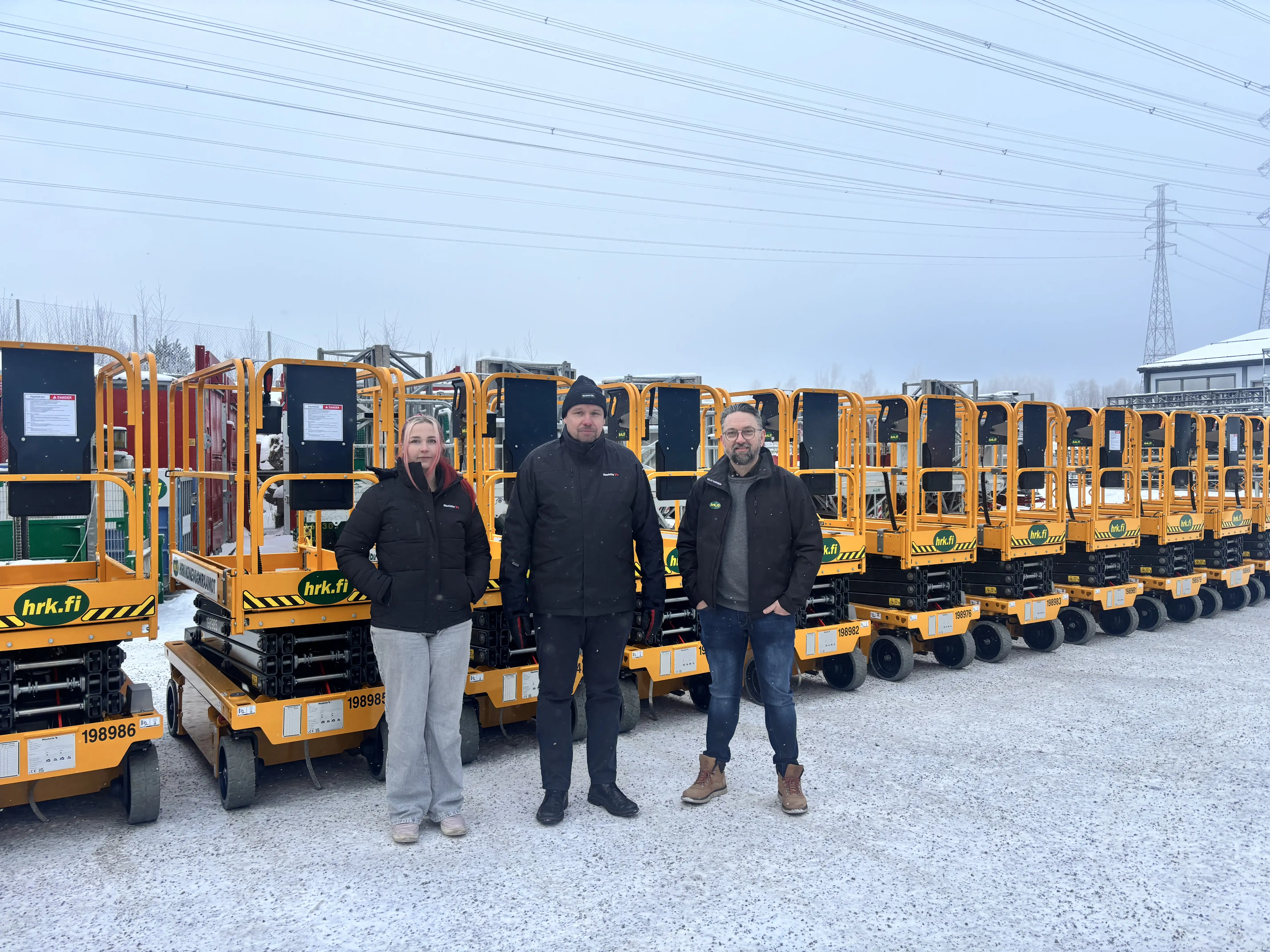 Haulotte pidetty merkki konevuokraamo HRK:n asiakaskunnassa