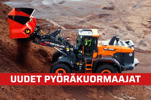 Uudet pyöräkuormaajat RealMachineryltä